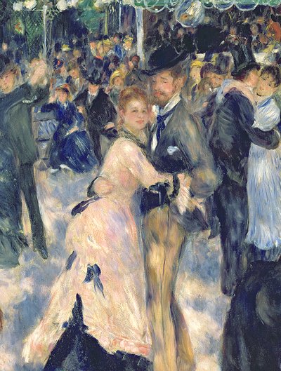 Ball at the Moulin de la Galette (detail) by Pierre Auguste Renoir